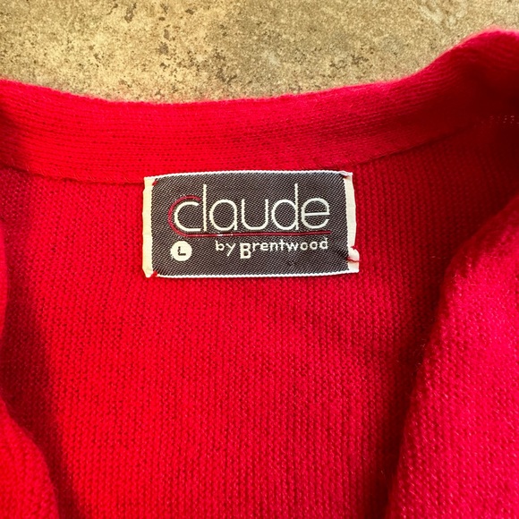 Vtg Claude Cardigan - Picture 2 of 3